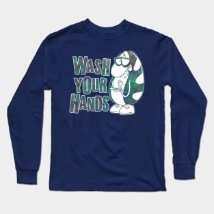 Wash Your Hands (Color) Long Sleeve T-Shirt